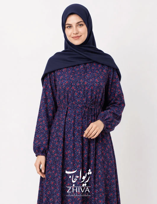 پيراهن ساحلی كلوش فلور كد 12