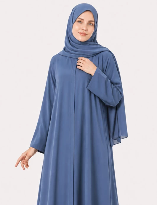 چادر ميزبان شالدار آبی اطلسی