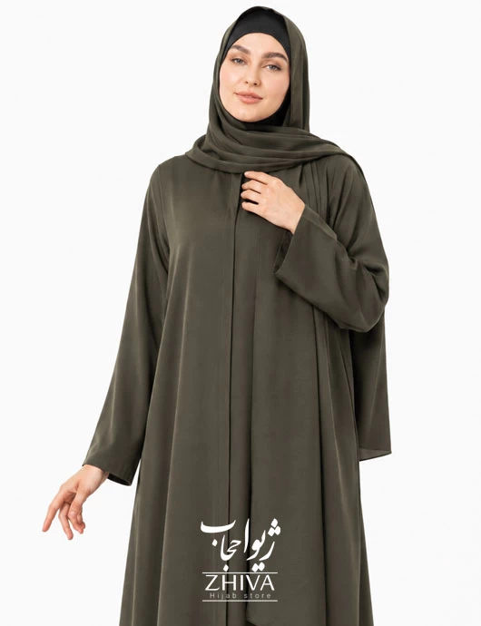 چادر ميزبان شالدار سبز حنايی