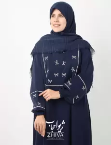 مانتو عبایی پاپيون