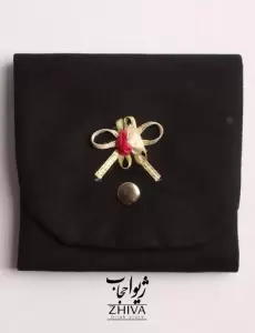 جانماز كيفی مخمل روبان دوزی