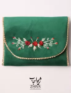 جانماز كيفی مخمل گلدوزی