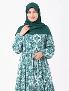 پيراهن ساحلی سه طبقه چين فلور