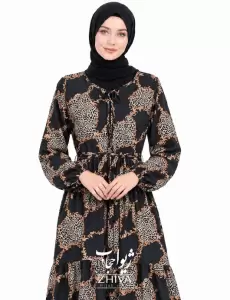 پيراهن ساحلی سه طبقه چين فلور